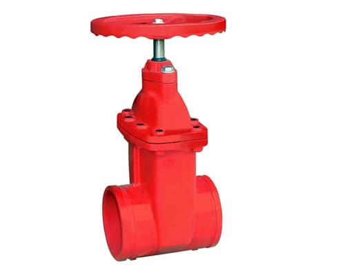 2016 hot sale Grooved soft_sealing gate valves